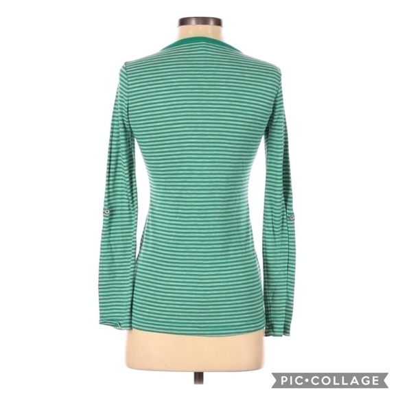 Splendid Striped Long Sleeve Henley - Picture 2 of 3